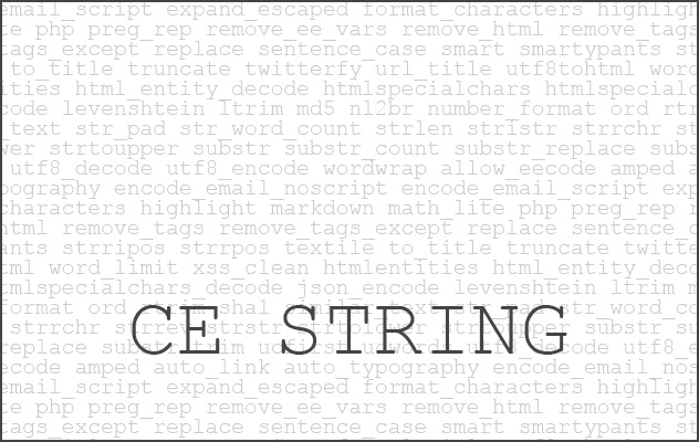 CE String